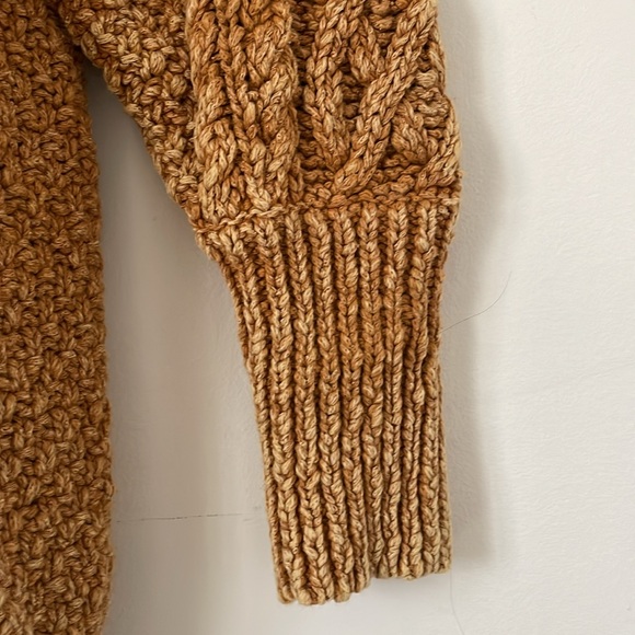 Free People On A Boat Sweater Dress Light Brown Cable Knit Long Sleeve Size
XS - Picture 13 of 15